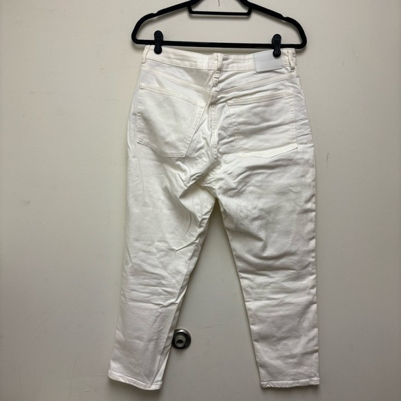 Everlane The Curvy Cheeky Jean In Bone White Crop - Picture 8 of 14